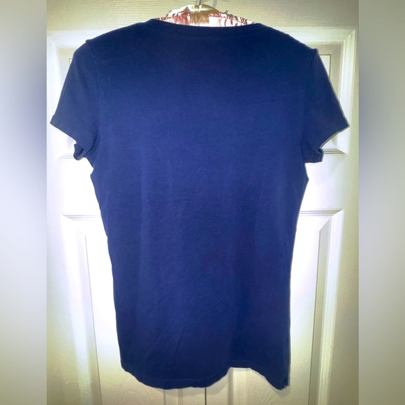 Lilly Pulitzer Navy V-Neck Women’s Top. Size XS. VGUC - Picture 9 of 10